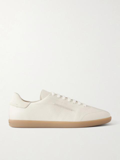 ZEGNA 232 Full-Grain Leather Sneakers White