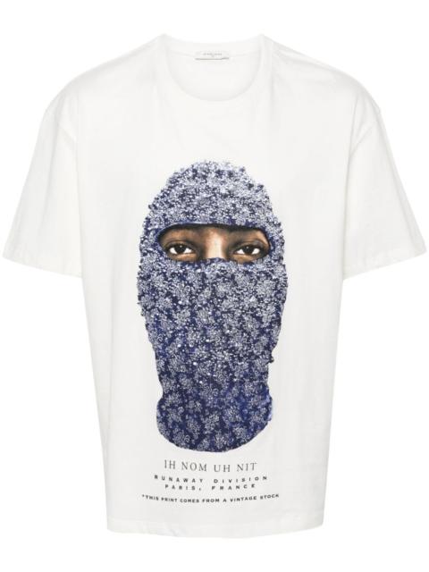 face-print cotton T-shirt