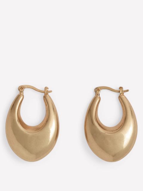 BODEN Chunky Curve Hoops-Gold Colour