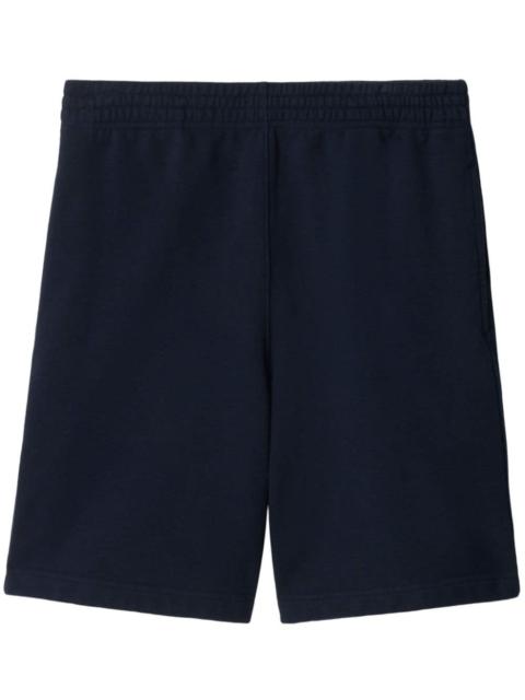 Burberry EKD-appliquÃ© cotton shorts