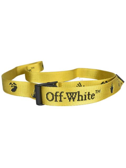 Off-White OFF-WHITE New Logo Industrial Belt Belt Yellow Black