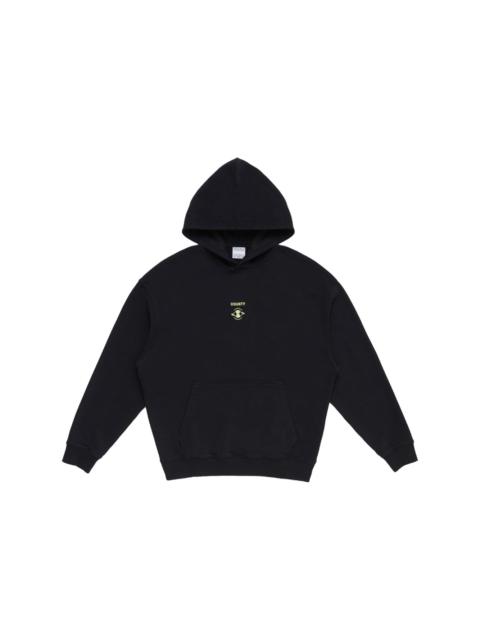 cross-print hoodie