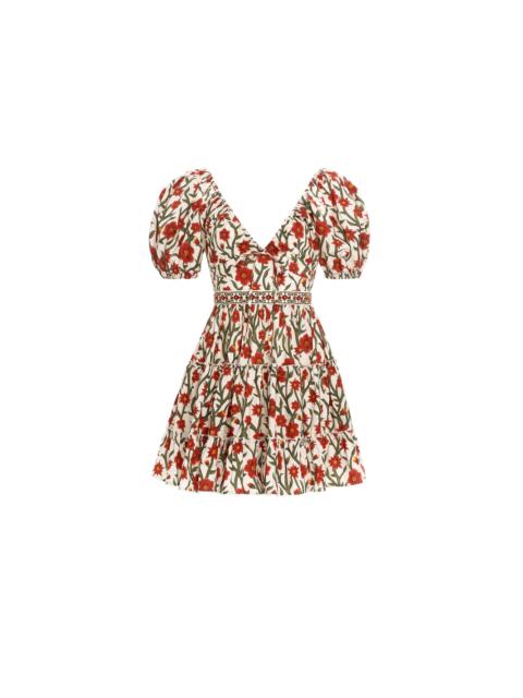 Agua by Agua Bendita Manzanilla Mandevilla Mini Dress