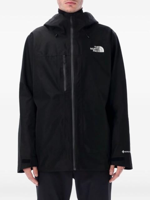 The North Face zip-fastening hooded ski jacket