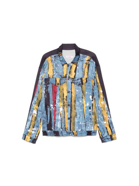 CHARLES JEFFREY LOVERBOY striped jacket