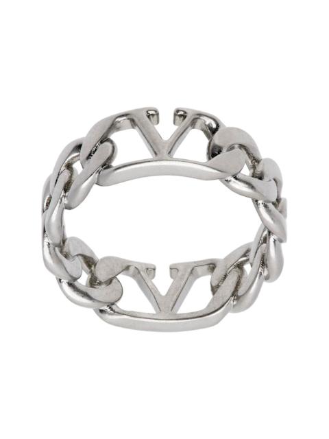 Valentino Silver VLogo Signature Ring