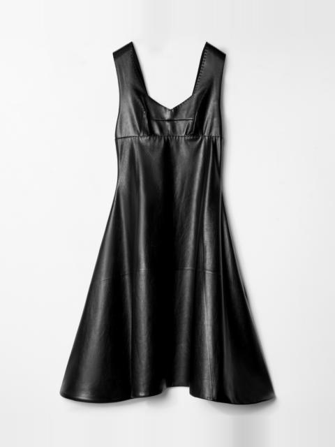 CELINE A-LINE TANK DRESS IN CALFSKIN