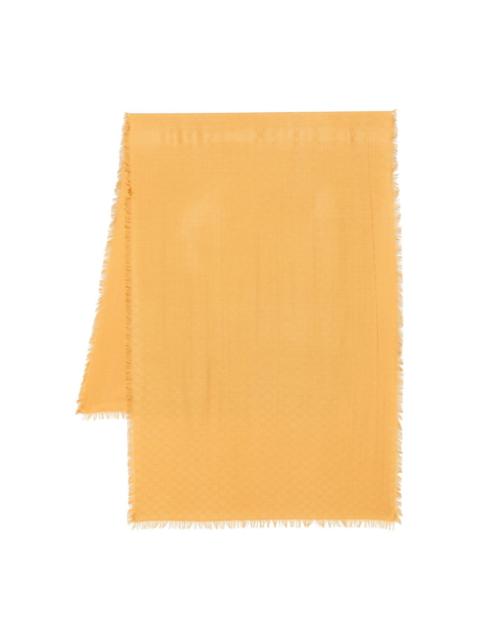 logo-jacquard scarf
