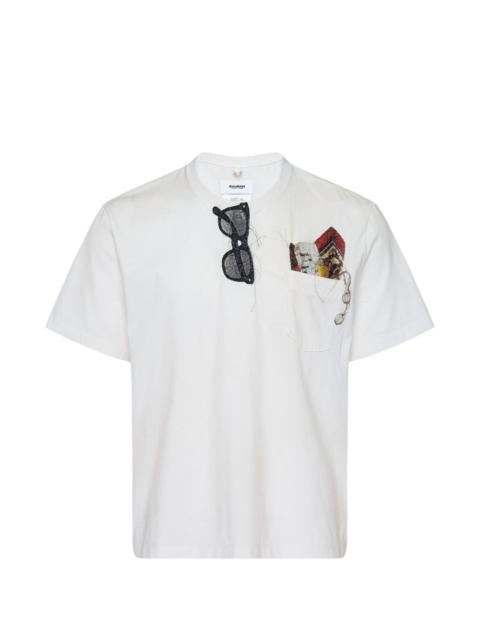 doublet Trompe L'oeil embroidered T-shirt