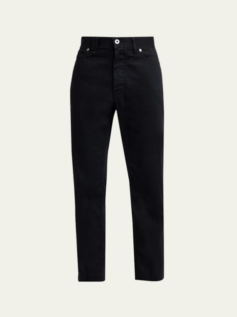 Brioni Men's Black Denim Slim Five-Pocket Pants