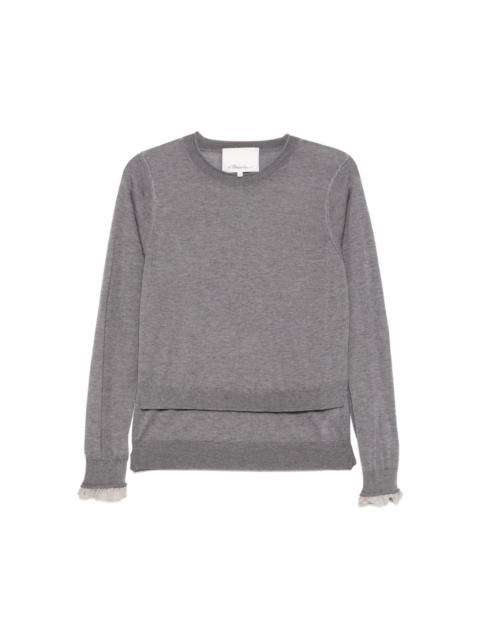 layered knitted top
