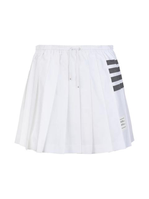 Thom Browne Mini Drawstring Pleated Skirt