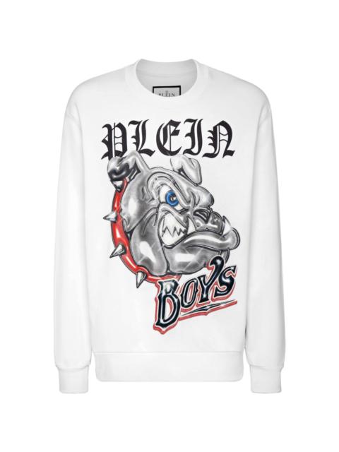 Bulldogs logo-print cotton sweatshirt