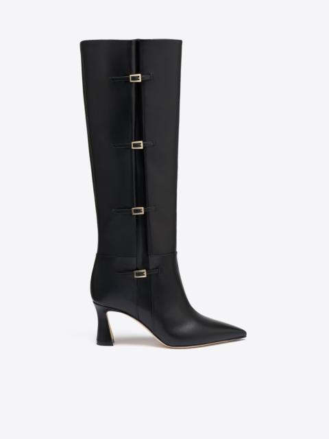 MALONE SOULIERS Nolan 70 Black Leather Tall Boots