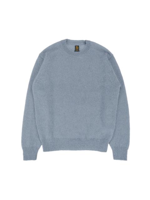 BATONER Pure Mohair Crew Neck Sax Gray