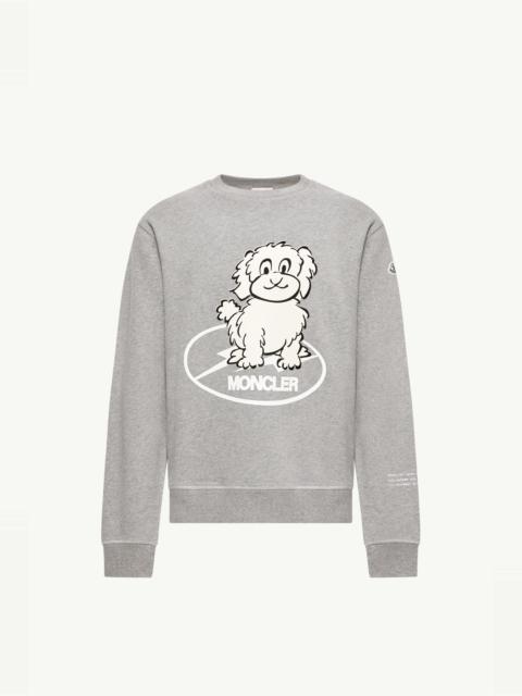 Moncler Moncler x Fragment Dog Print Cotton Sweatshirt