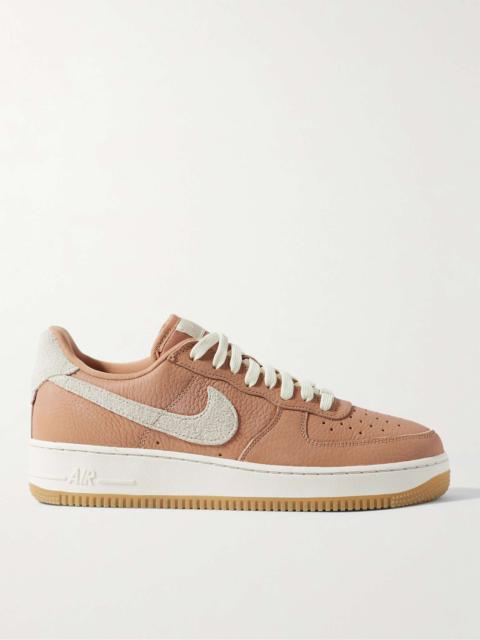 Air Force 1 '07 Craft Full-Grain Leather and Suede Sneakers