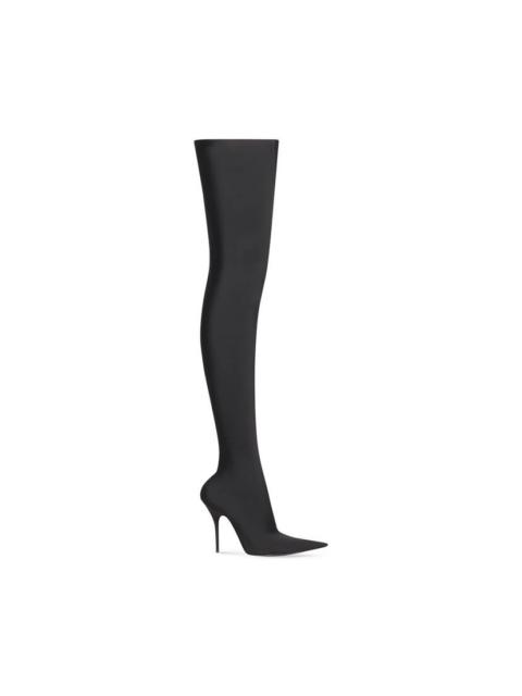 BALENCIAGA knife 110mm over-the-knee boot