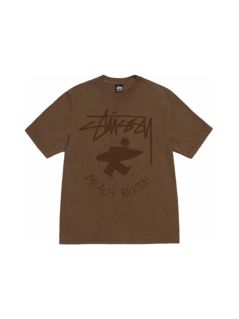 Stüssy Stussy Beach Roots Pigment Dyed Tee Brown