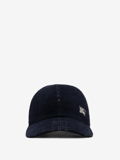 Burberry Check Corduroy Baseball Cap