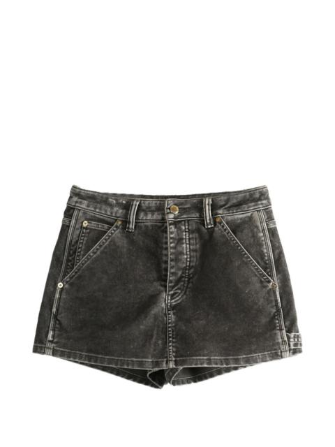 Alexander Wang logo-patch mini skort