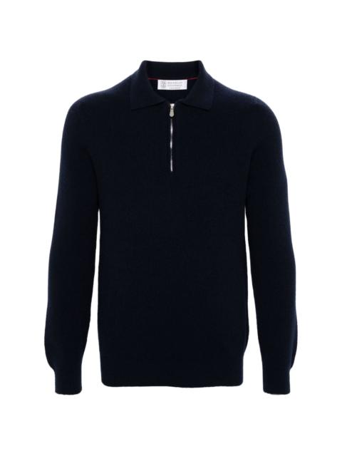 cashmere polo shirt