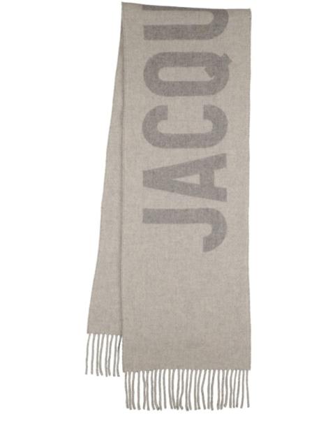 JACQUEMUS L'Echarpe logo wool scarf