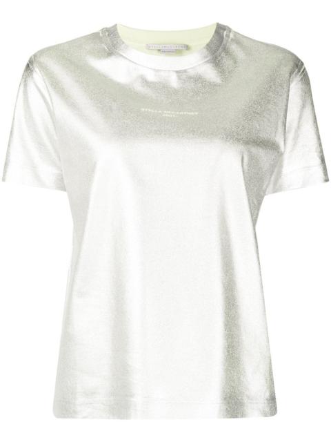 Stella McCartney 2001 logo metallic T-shirt