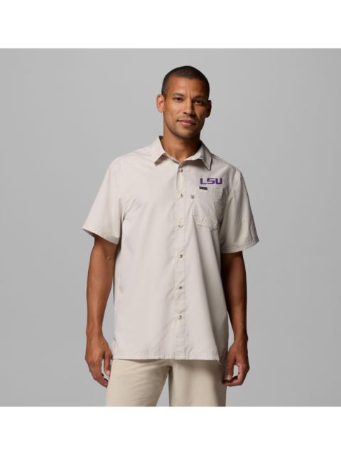 Columbia Men's Collegiate PFG Slack Tide Camp Shirt - LSU