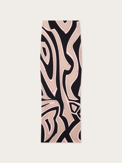 PUCCI LABIRINTO PRINT LONG FITTED SKIRT