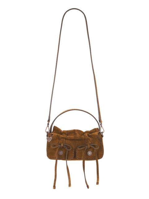 Acne Studios Multipocket Micro Crossbody Suede Bag
