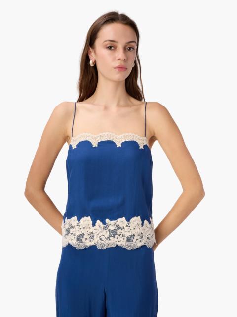 CAMI NYC MAIYA SILK CAMISOLE SAILOR
