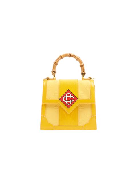 CASABLANCA Yellow Mini Jeanne Bag