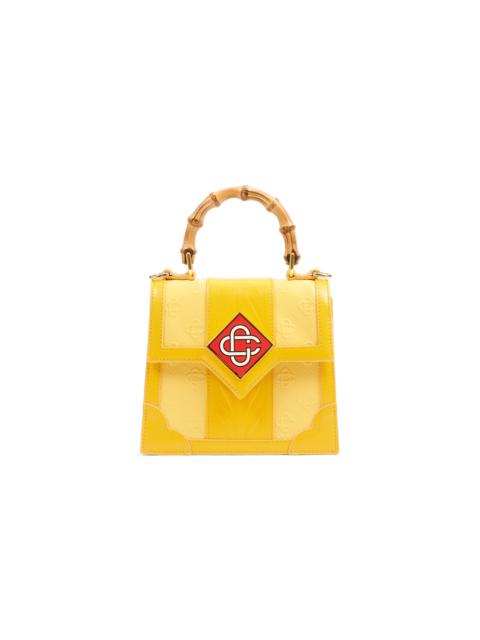 CASABLANCA Yellow Mini Jeanne Bag