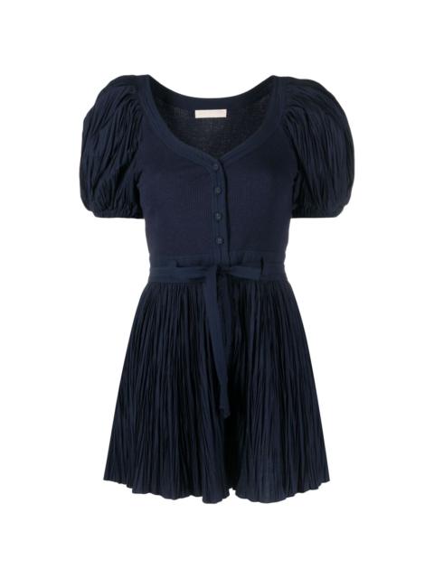 ULLA JOHNSON Vinny puff-sleeve playsuit