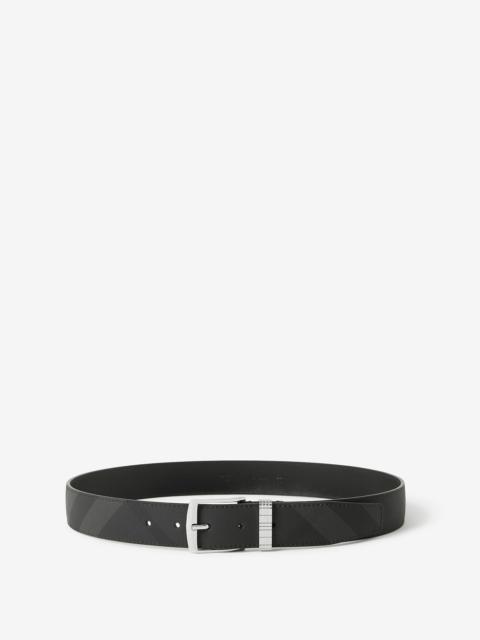 Burberry Check and Leather Belt