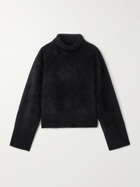 LISA YANG Floren Brushed-cashmere Turtleneck Sweater