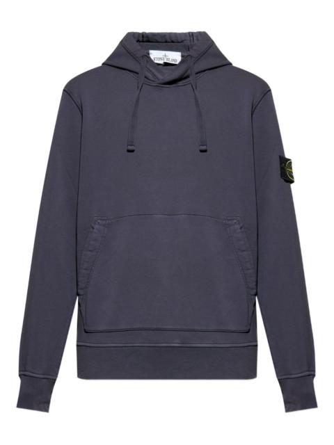Stone Island logo-patch hoodie
