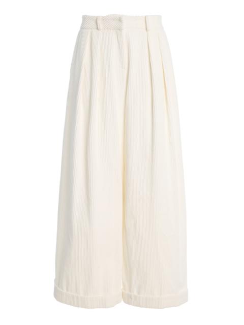 FRANÇOISE Mila Corduroy Wide-Leg Pants