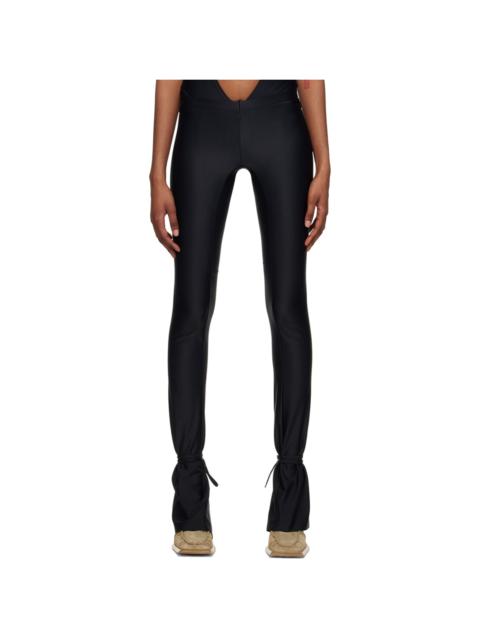 KNWLS Black Perse Trousers