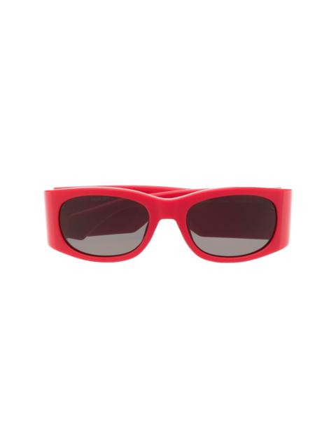 Gaea logo-print tinted sunglasses