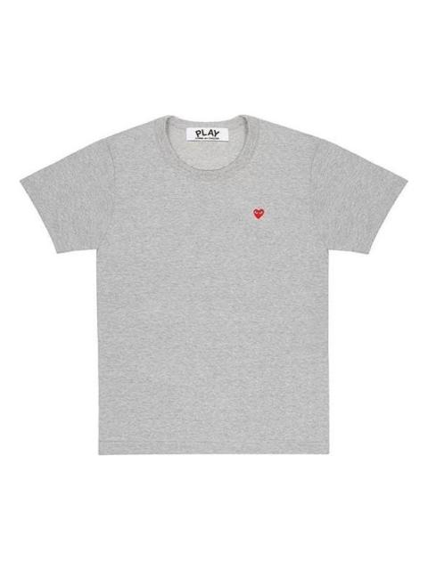 COMME des GARCONS PLAY Basic Small Emblem T-Shirt 'Grey' AZ-T306-051-1