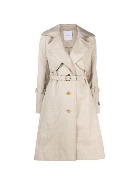 PATOU belted trench coat