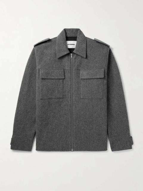 Jil Sander Wool Shirt Jacket | mrporter | REVERSIBLE