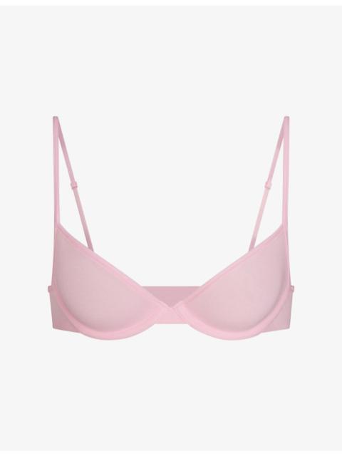 SKIMS Everyday Cotton Unlined Demi Bra