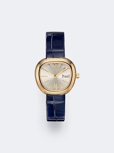 Piaget Sixtie 29mm 18kt rose gold and leather watch