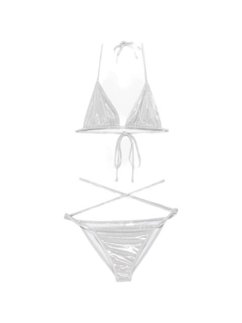 NORMA KAMALI criss-cross bikini