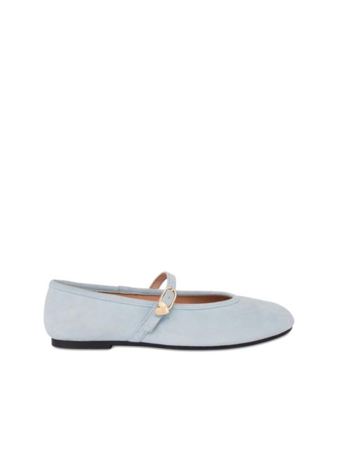Moschino strap detail ballet flats