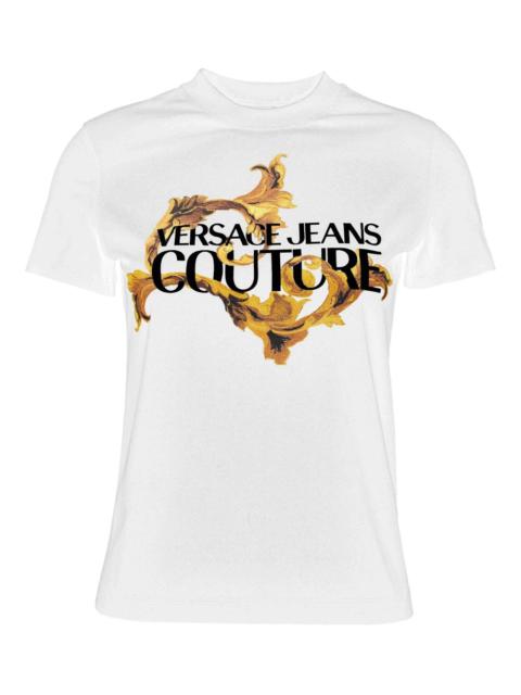 VERSACE JEANS COUTURE baroque-print T-shirt