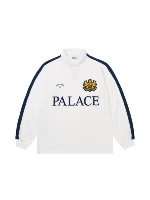 PALACE ESTABLISHED LONGSLEEVE POLO NAVY